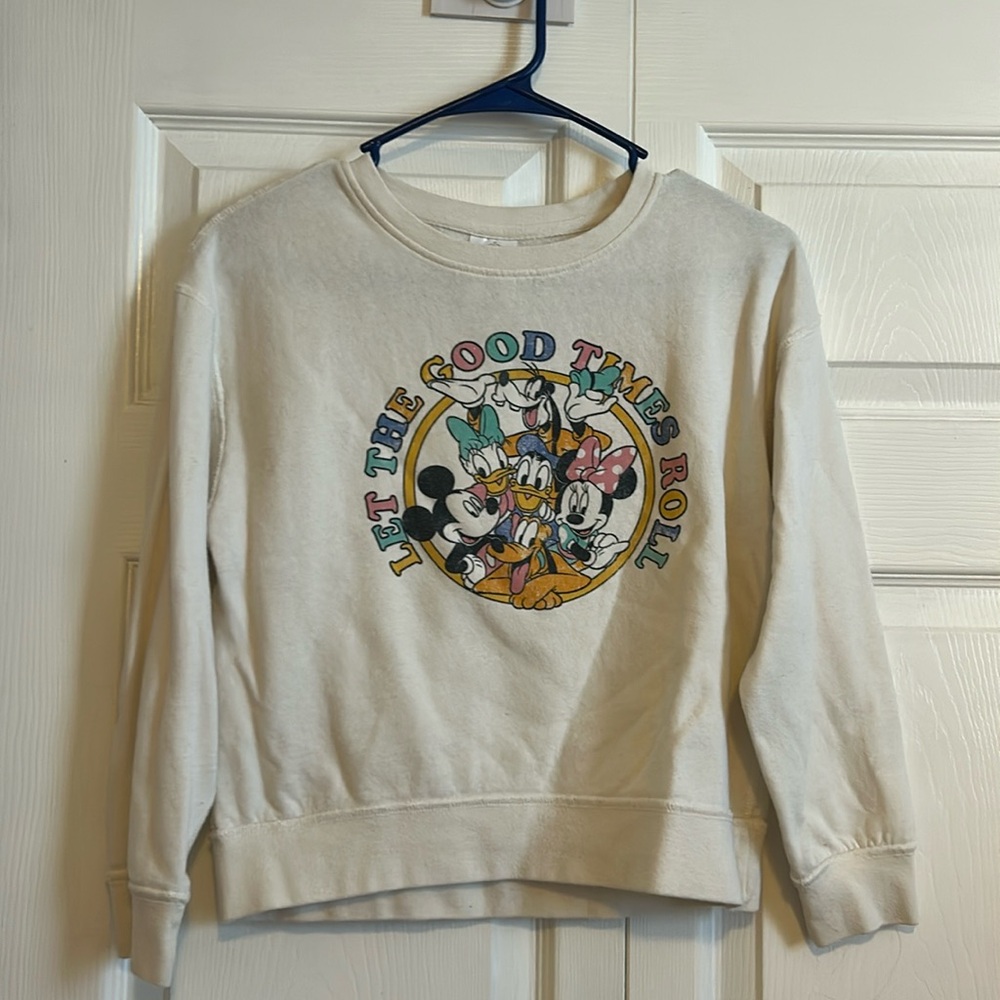 Disney Store Mickey And Friends Sweatshirt Size 9/10
